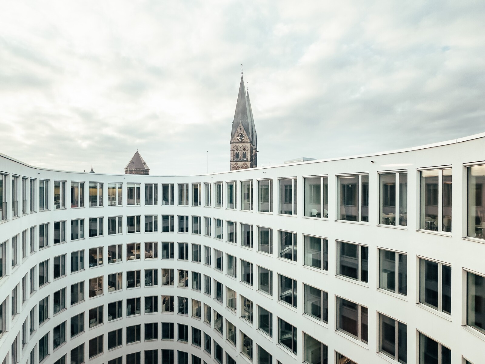 Blick auf die Fassade des Gebäudes der NordLB in Bremen